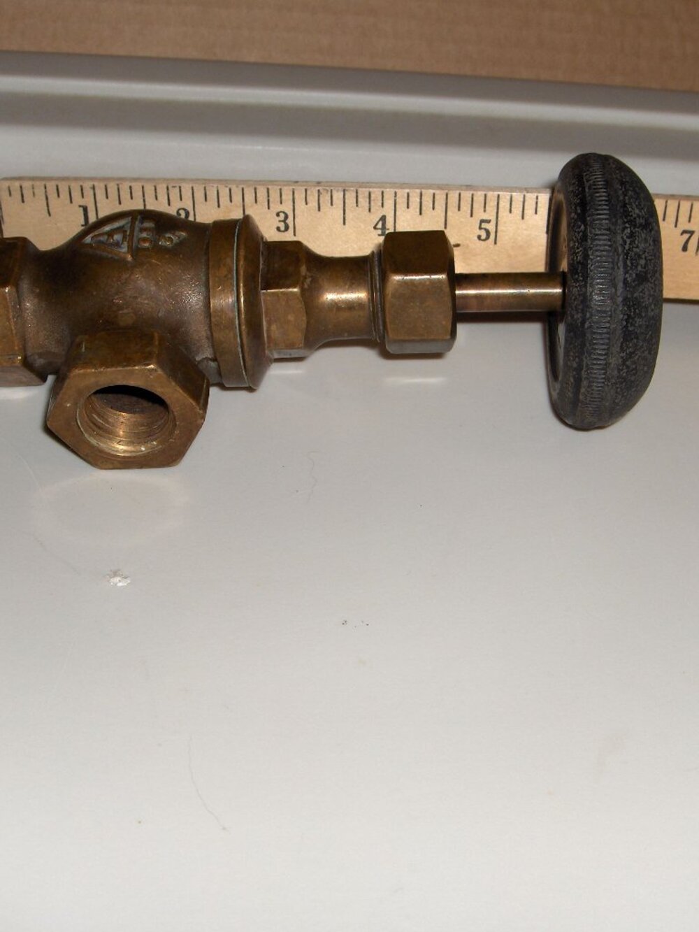 1/2" Brass Shut off valve, Fairbanks